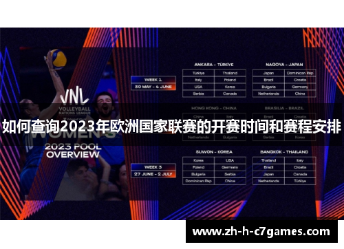 如何查询2023年欧洲国家联赛的开赛时间和赛程安排 如何查询2023年欧洲国家联赛的开赛时间和赛程安排